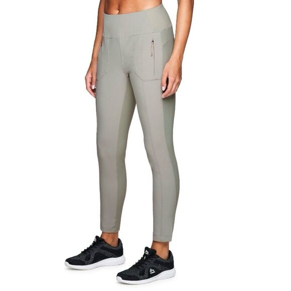 Avalanche Sage Green Hybrid Hiking Leggings / Slim Fit Pants - Picture 2 of 12
